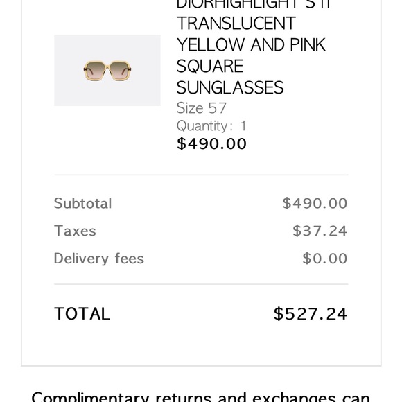 Christian Dior sunglasses - Picture 7 of 7